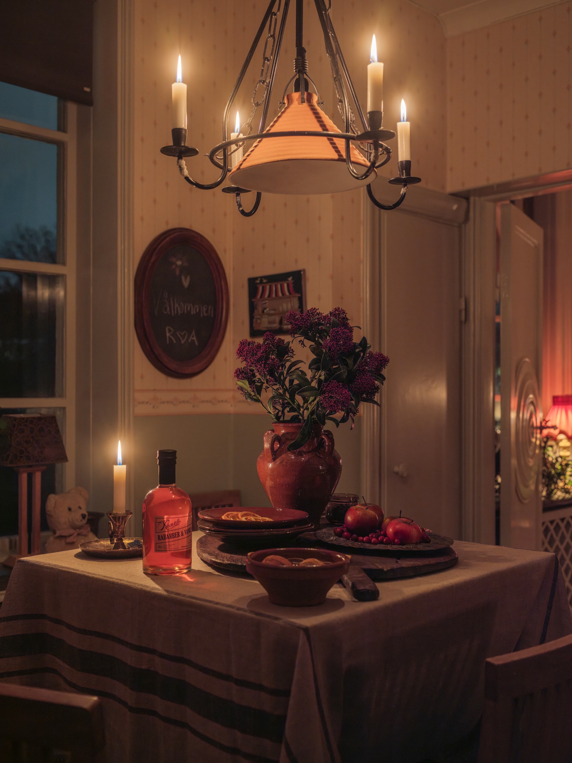 cuisine rustique vue nuit cuisine rustique vue nuit