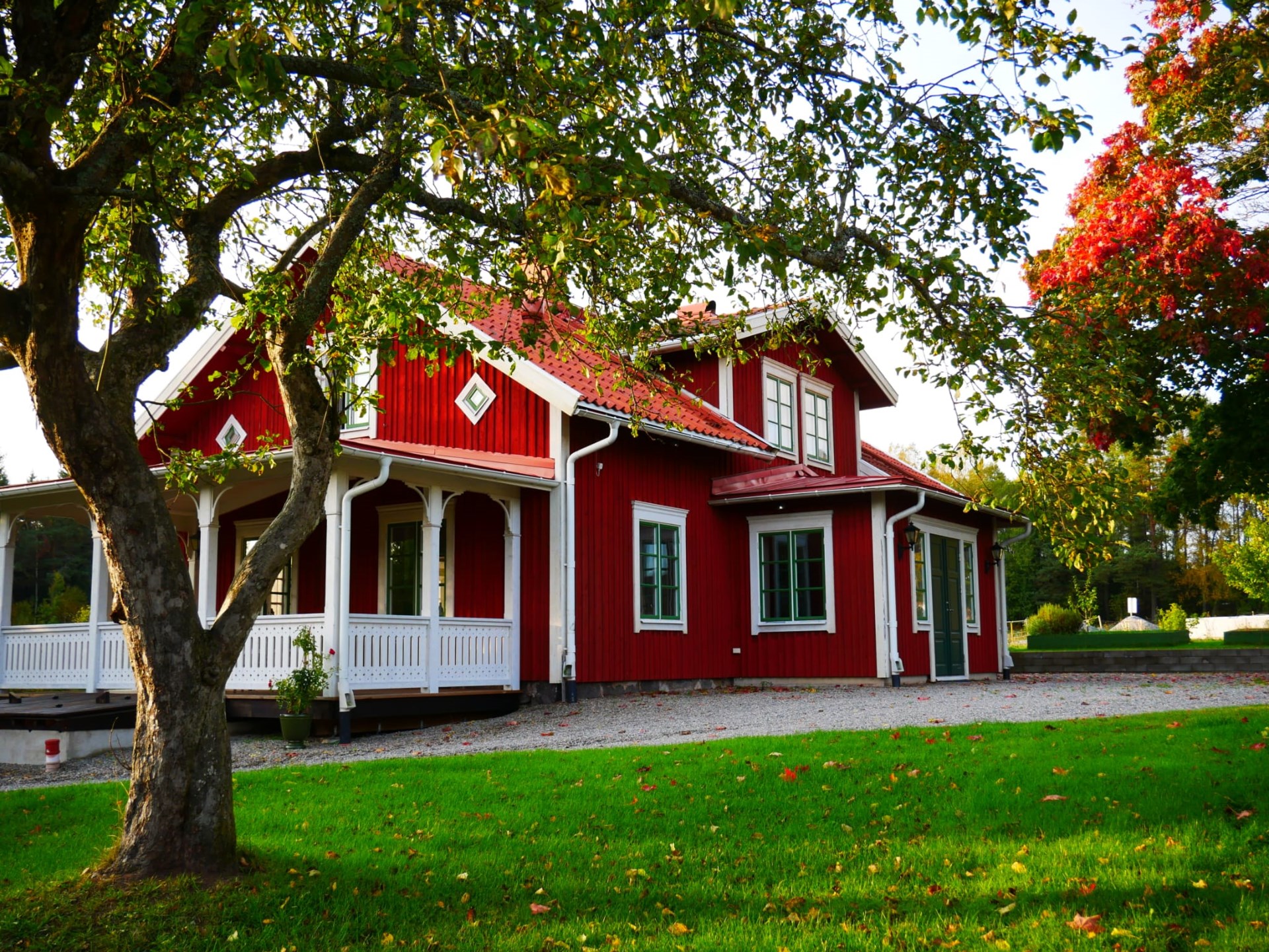 maison rouge Suède maison rouge Suède