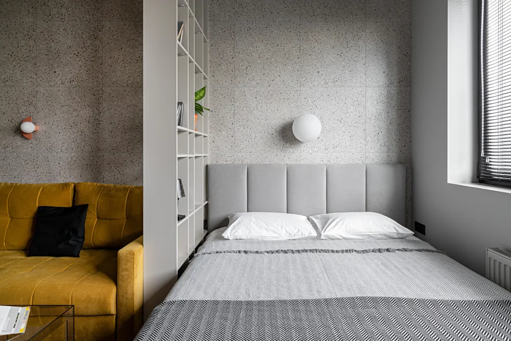 espace salon et chambre studio 20m2