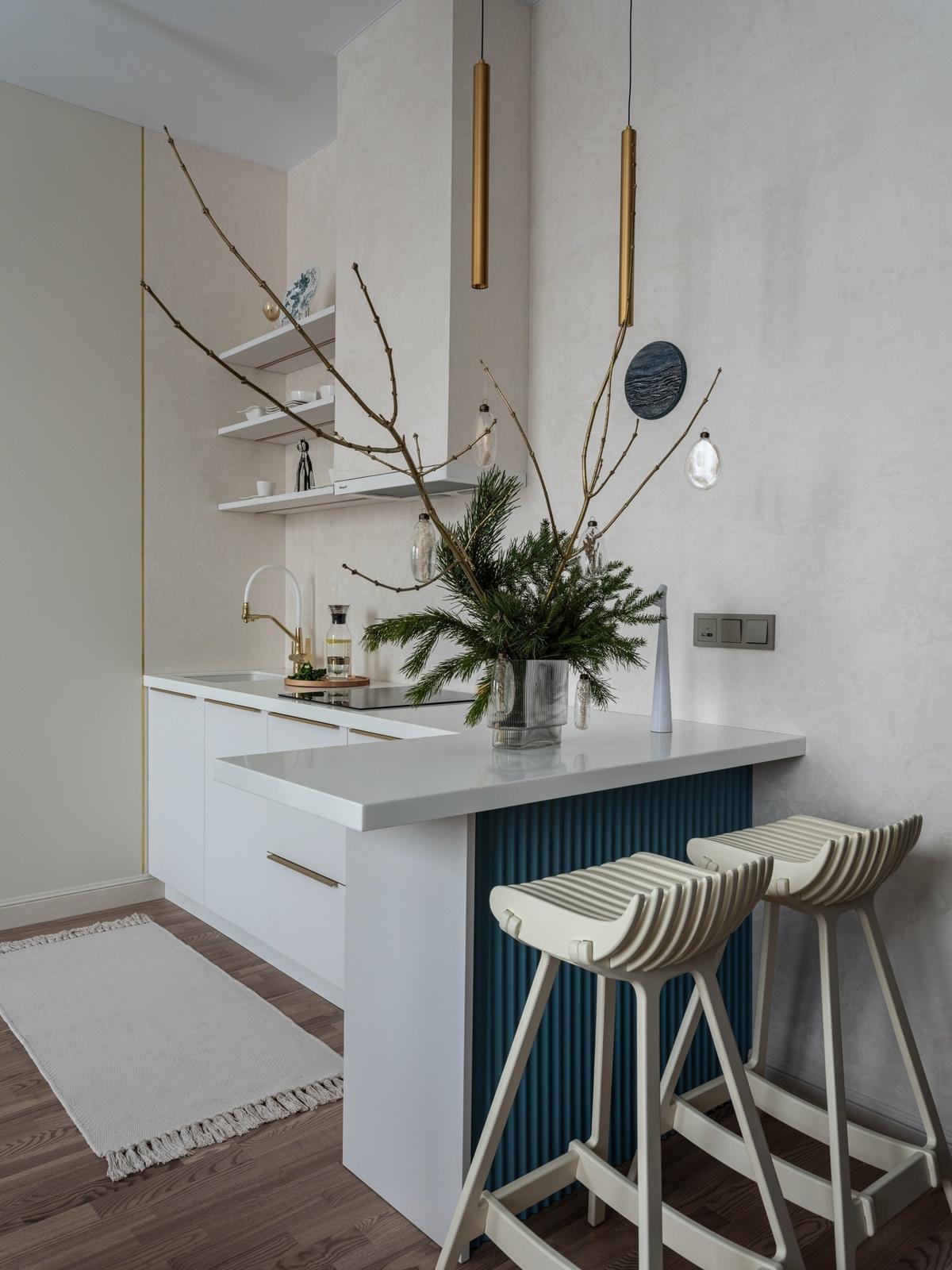 cuisine studio 28m2 décoration contemporaine