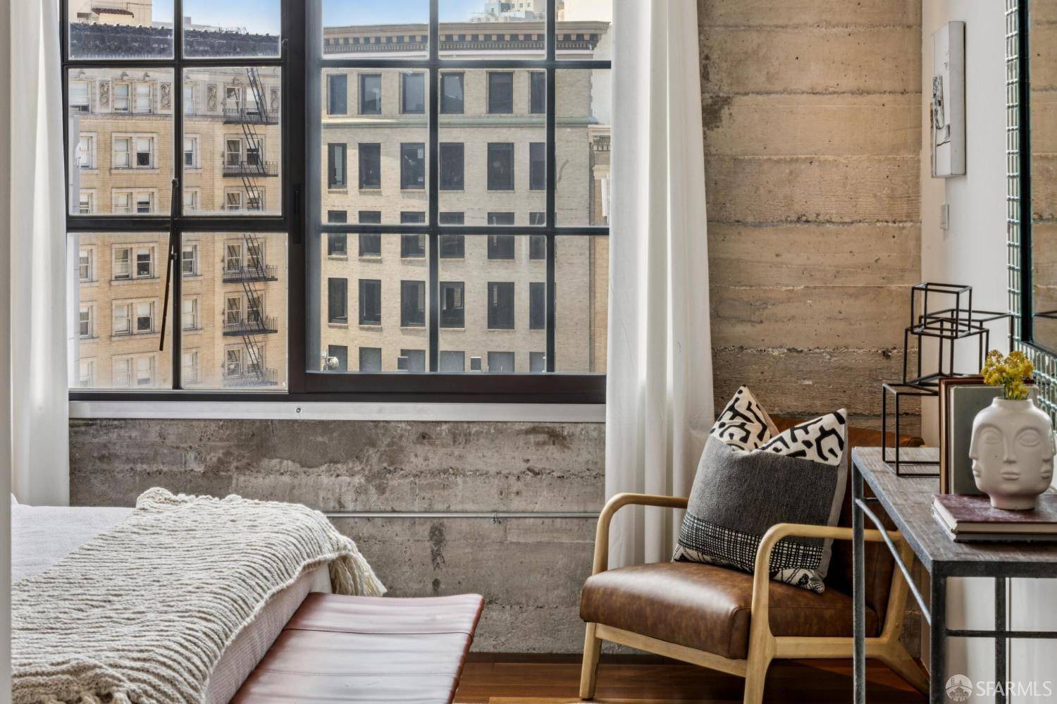 chambre loft San Francisco penthouse décoration contemporaine