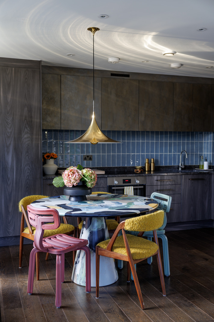 cuisine et salle à manger trois-pièces design de 66m2 décoration colorée par architecte cuisine et salle à manger trois-pièces design de 66m2 décoration colorée par architecte