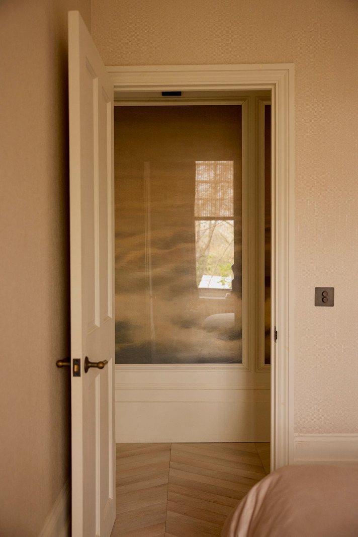 chambre décoration contemporaine appartement ancien et victorien de 67m2 à Londres