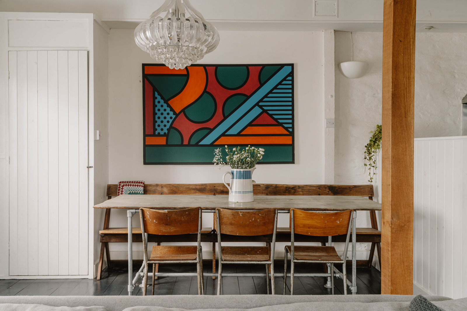 salle à manger décoration vintage
