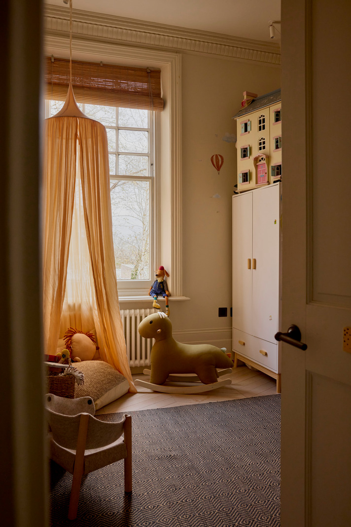 chambre enfant décoration contemporaine appartement ancien et victorien de 67m2 à Londres