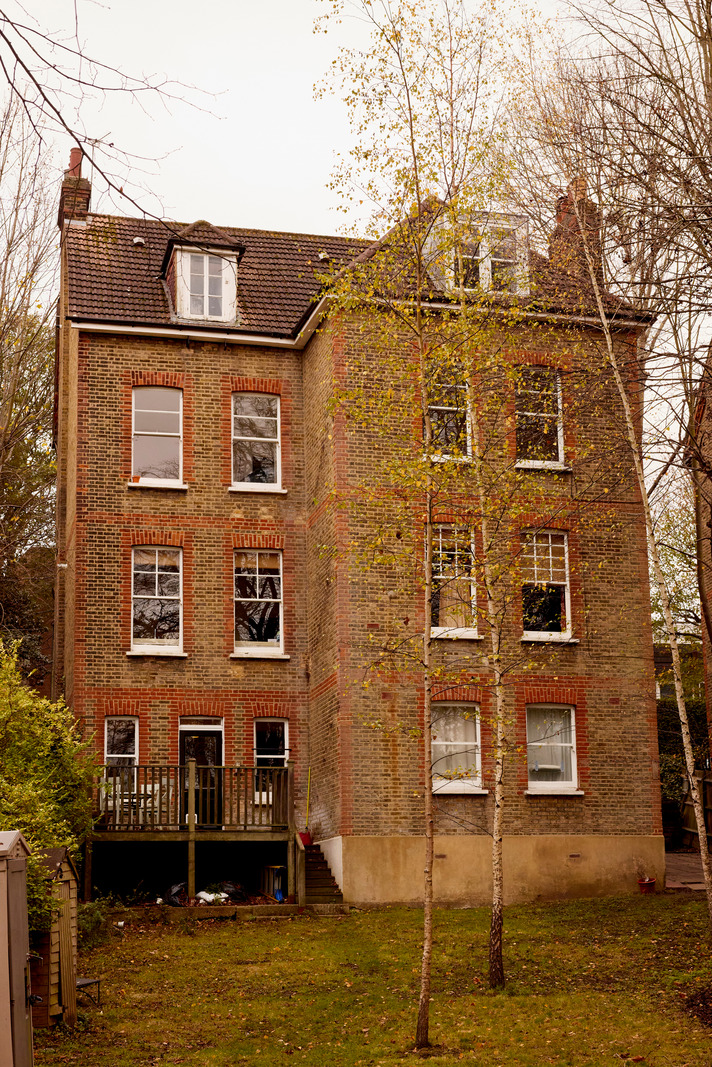 maison victorienne en briques rouges Londres