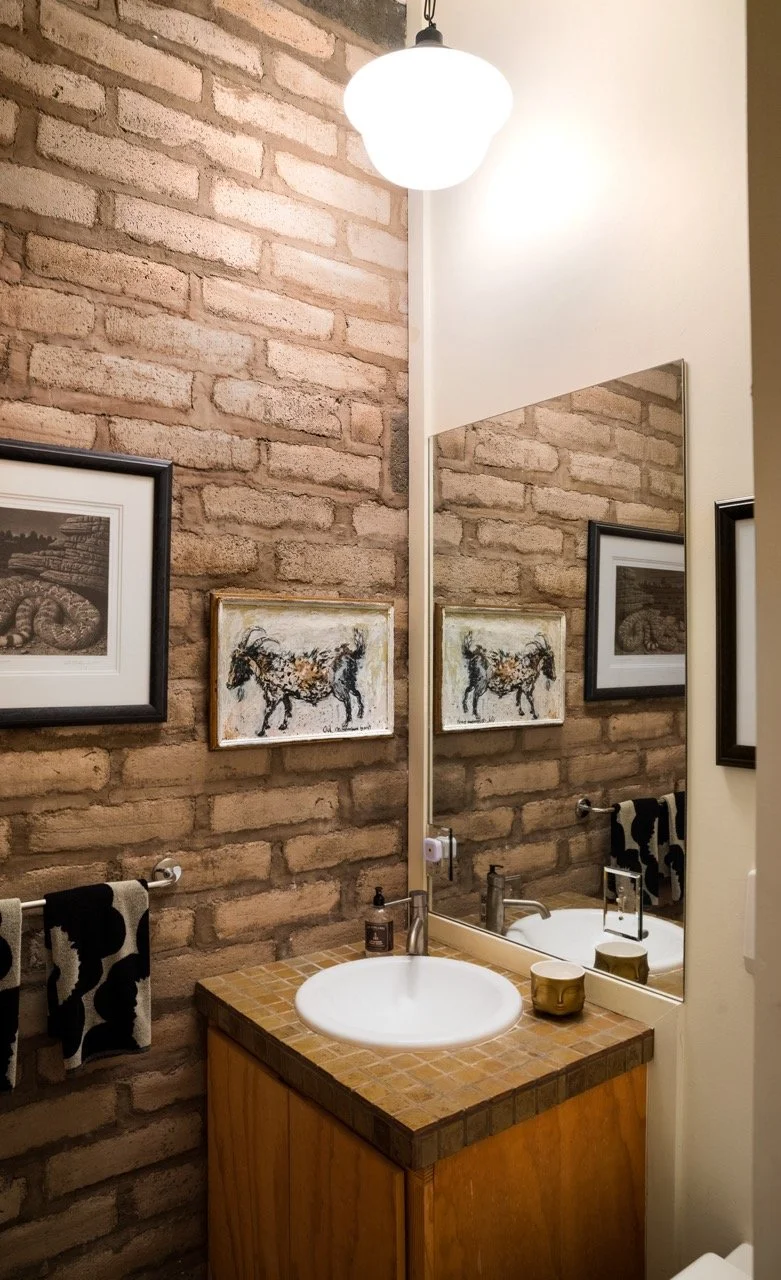 salle de bain murs briques salle de bain murs briques