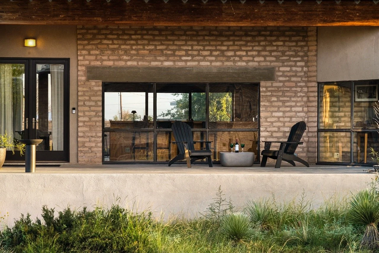 terrasse maison Marfa décoration mid century terrasse maison Marfa décoration mid century