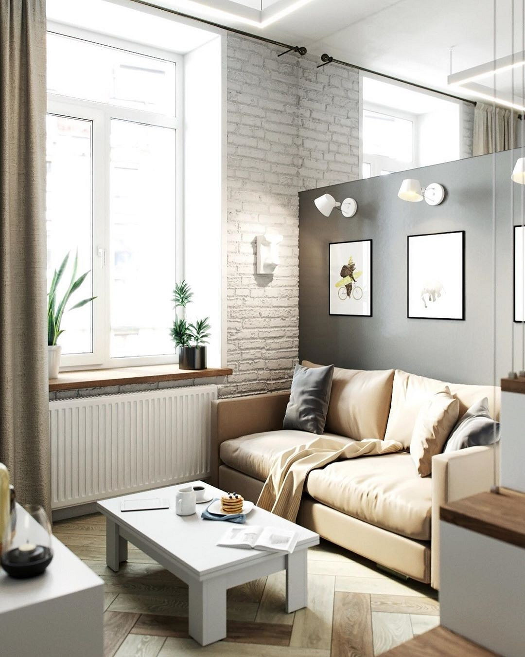 studio 18m2 avec mezzanine décoration contemporaine studio 18m2 avec mezzanine décoration contemporaine