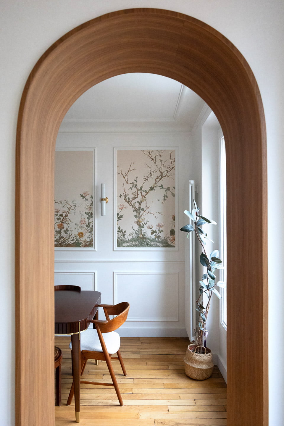 salle à manger appartement haussmannien décoration design