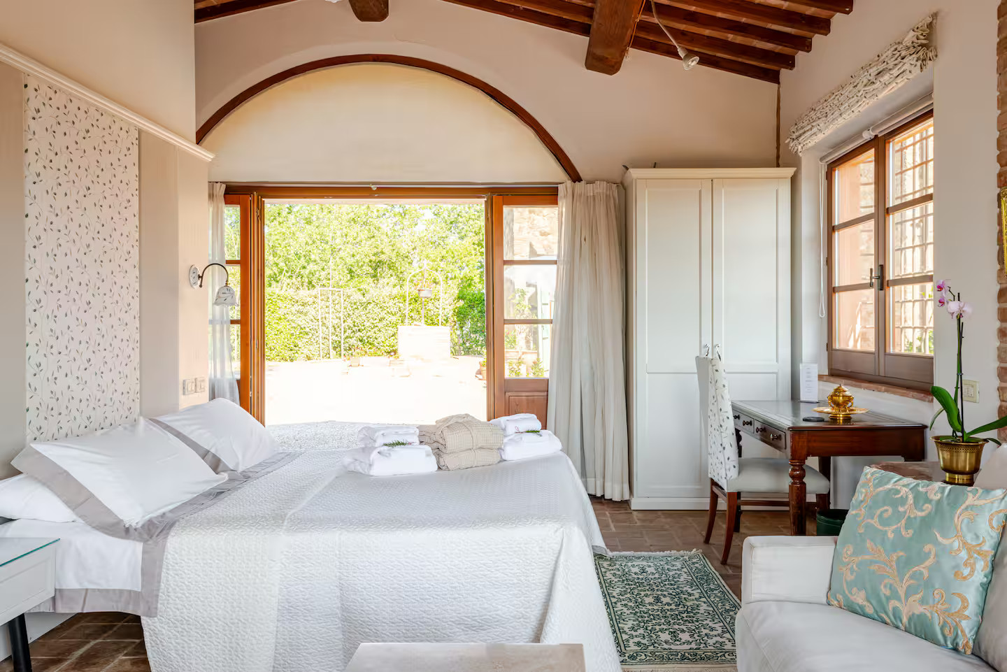 chambre petite maison Toscane décoration rustique chic chambre petite maison Toscane décoration rustique chic