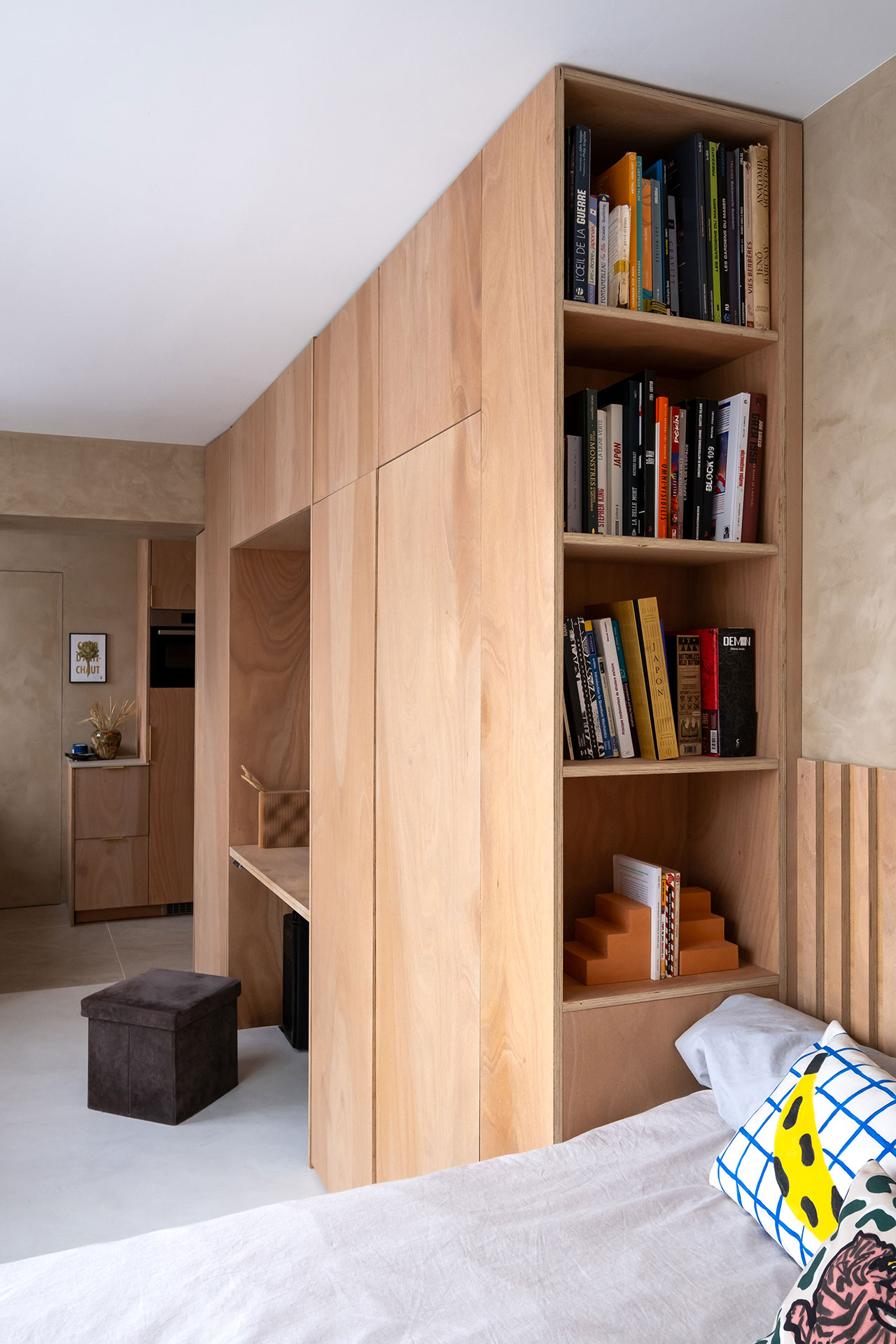 studio Paris 23m2 décoration contemporaine optimisée studio Paris 23m2 décoration contemporaine optimisée