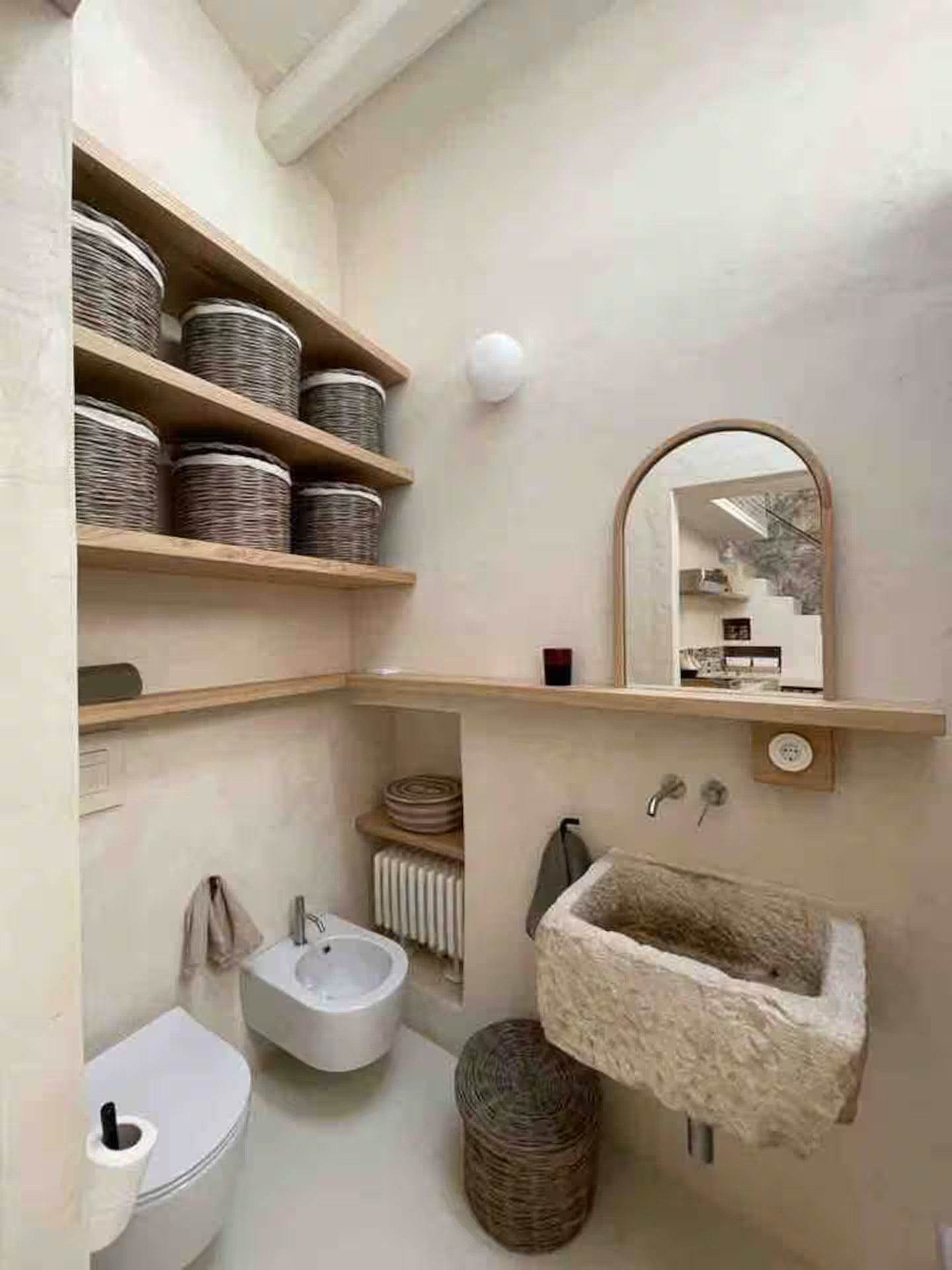 salle de bain maison en pierres décoration design Maison Hortus Modica Sicile salle de bain maison en pierres décoration design Maison Hortus Modica Sicile