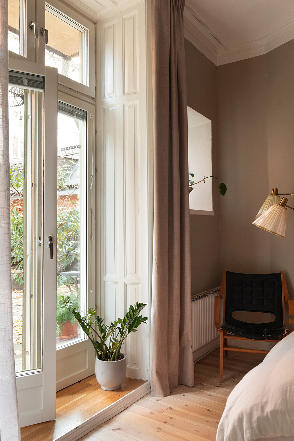 chambre sur jardin appartement classique de 85m2 décoration contemporaine