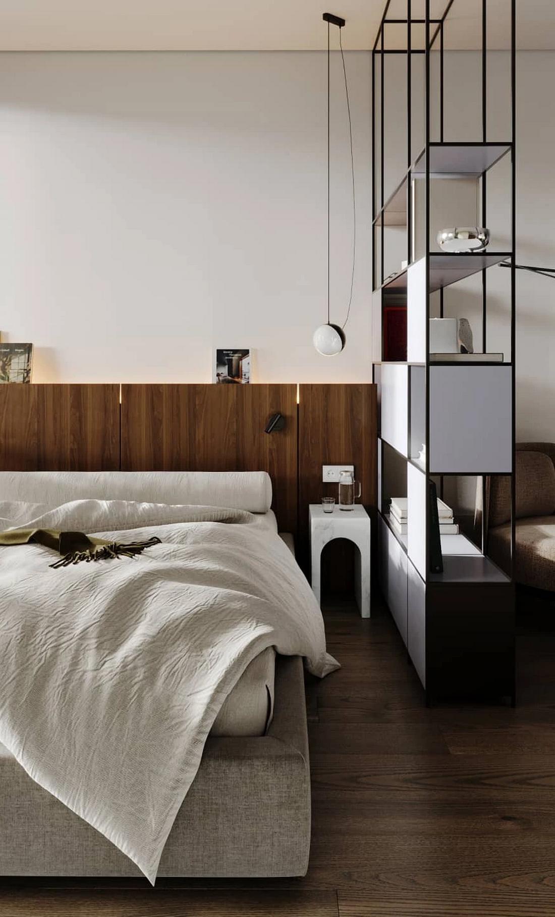 zone chambre style design studio de 33m2 zone chambre style design studio de 33m2