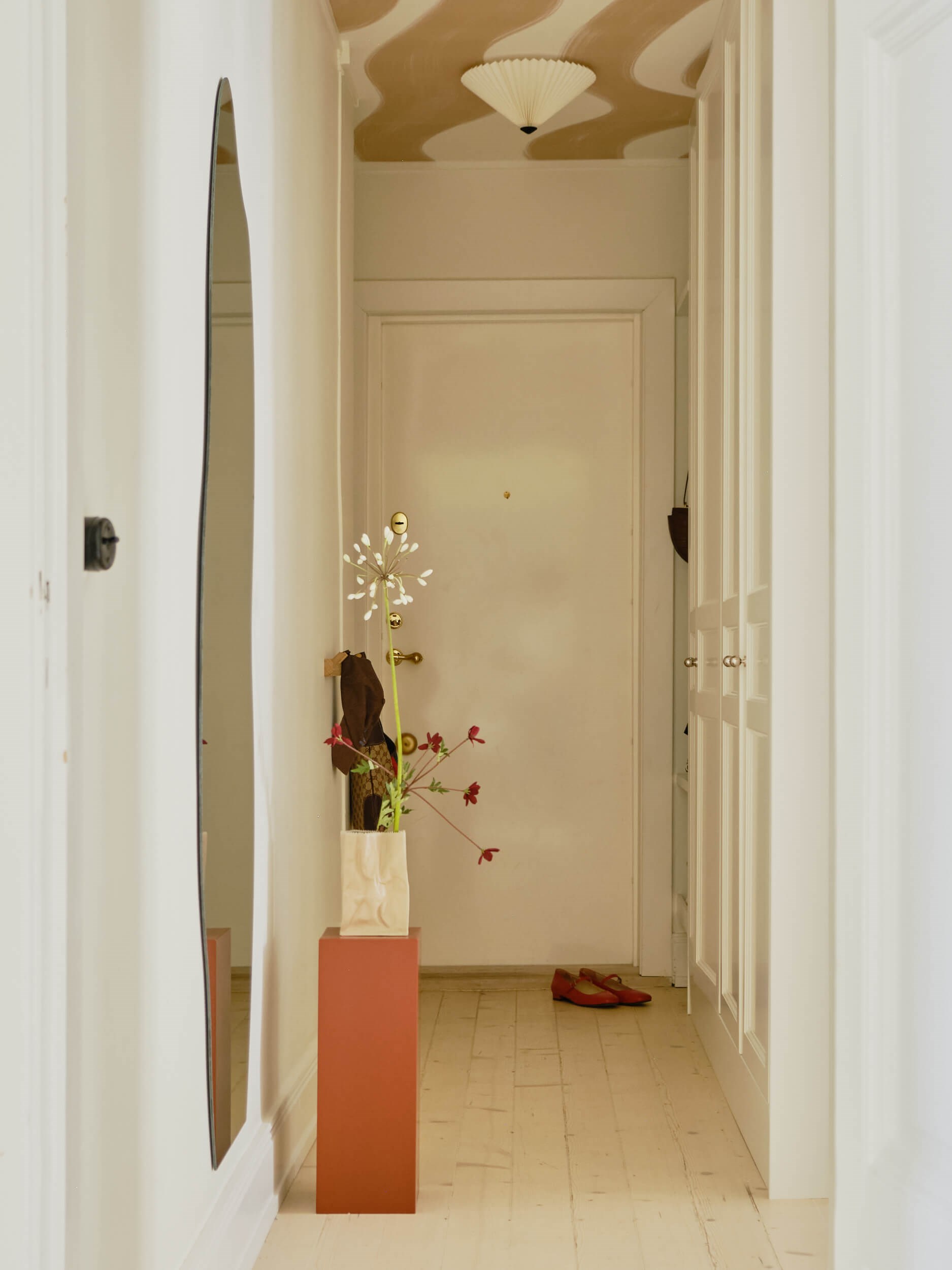 entrée avec parquet clair entrée avec parquet clair