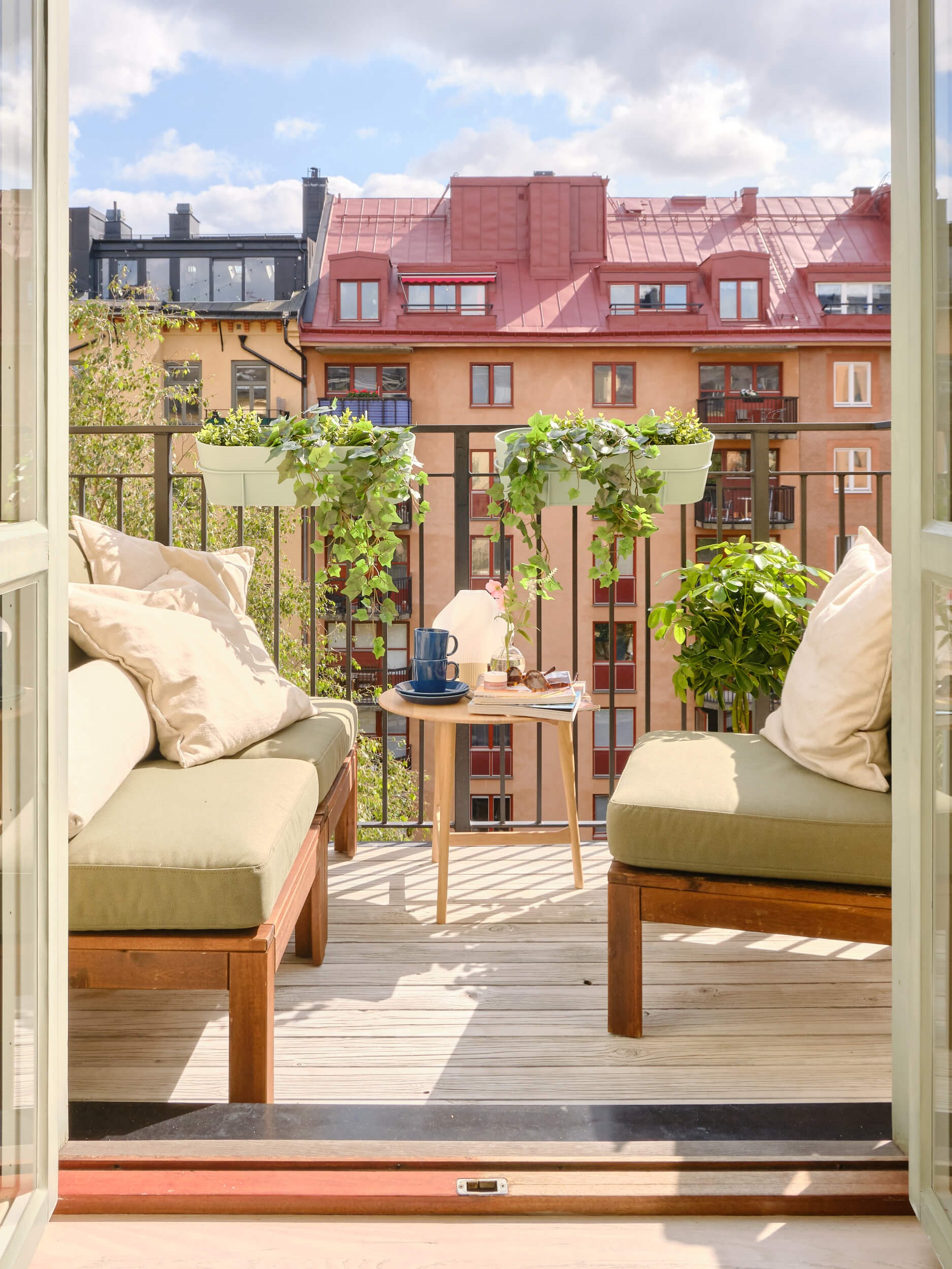 balcon sur cour appartement ancien Stockholm balcon sur cour appartement ancien Stockholm