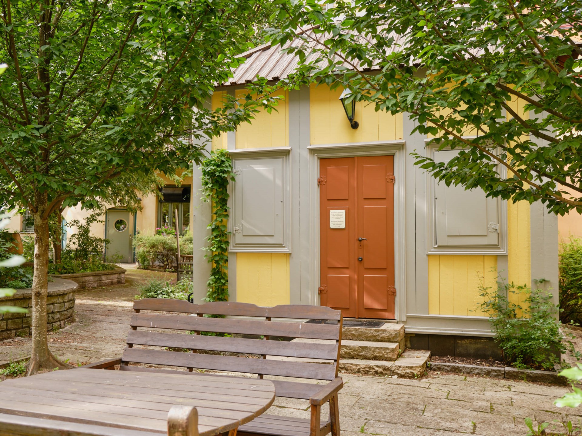 cour immeuble ancien Stockholm cour immeuble ancien Stockholm