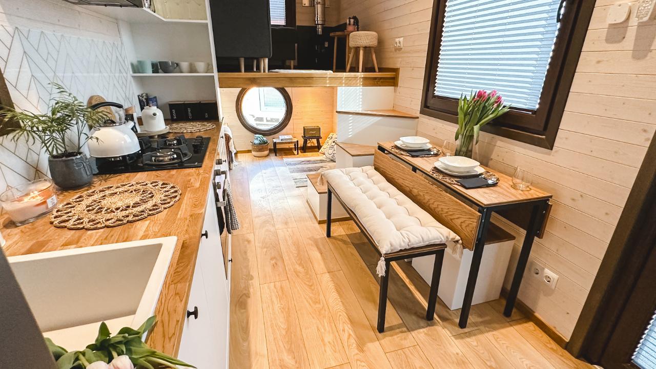 intérieur tiny house 25m2 européenne Elise par Vagabond Haven intérieur tiny house 25m2 européenne Elise par Vagabond Haven