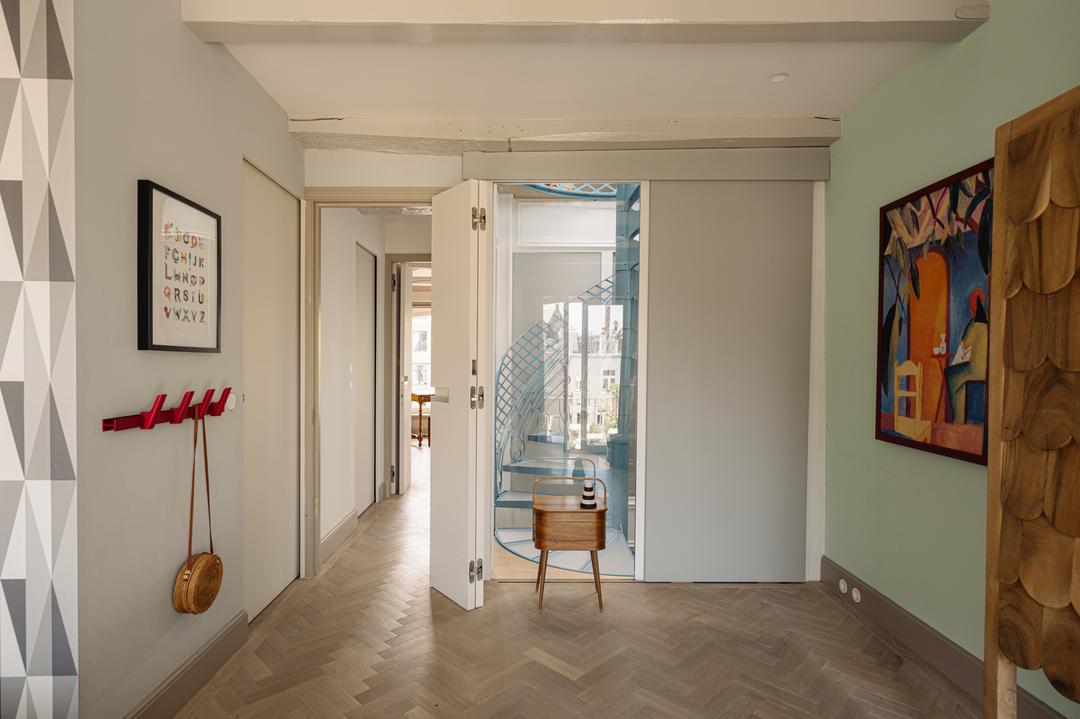 chambre appartement en triplex de 130m2 Amsterdam par Büro Kif