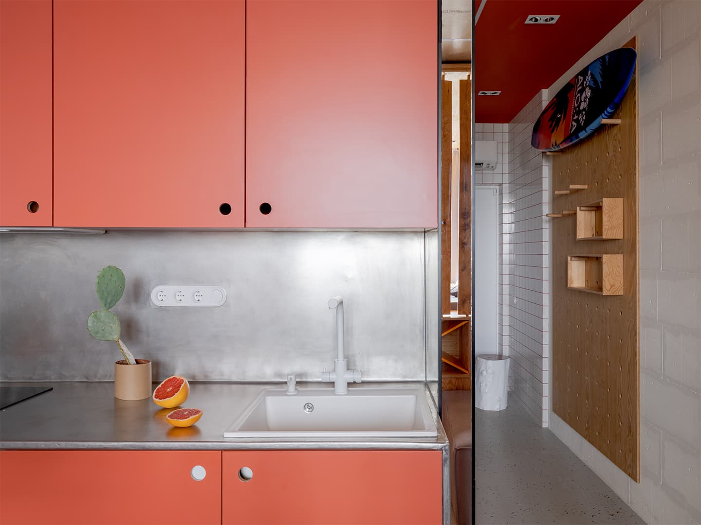 cuisine terracotta studio 25m2