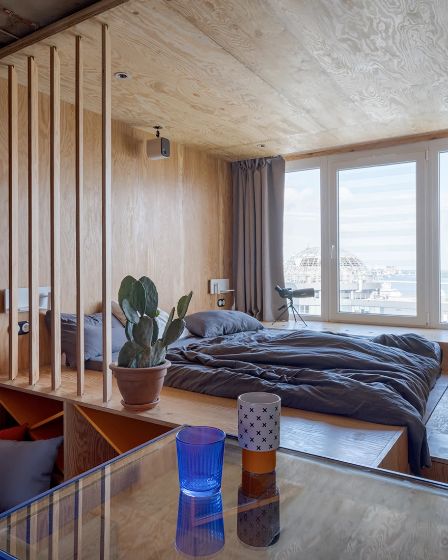 espace chambre studio 25m2