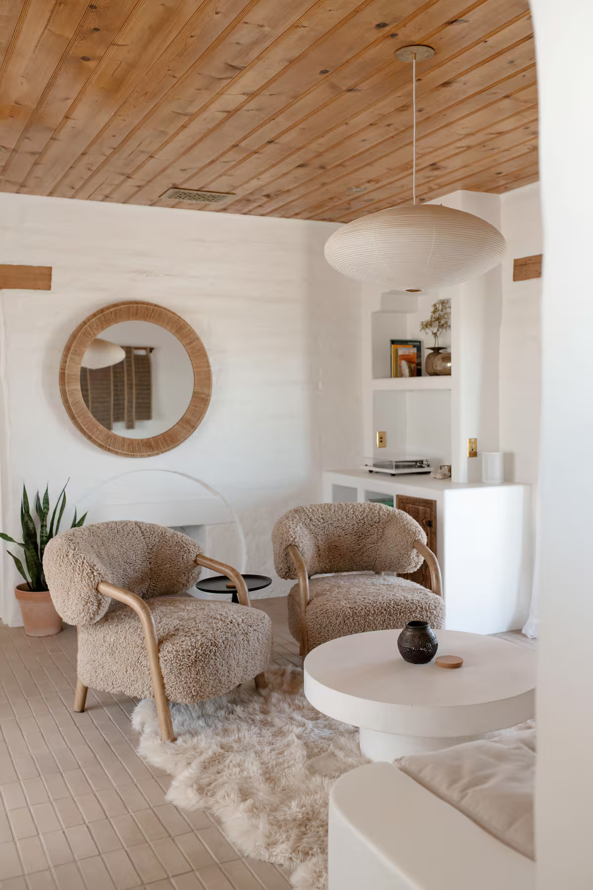 salon décoration naturelle maison Joshua Tree