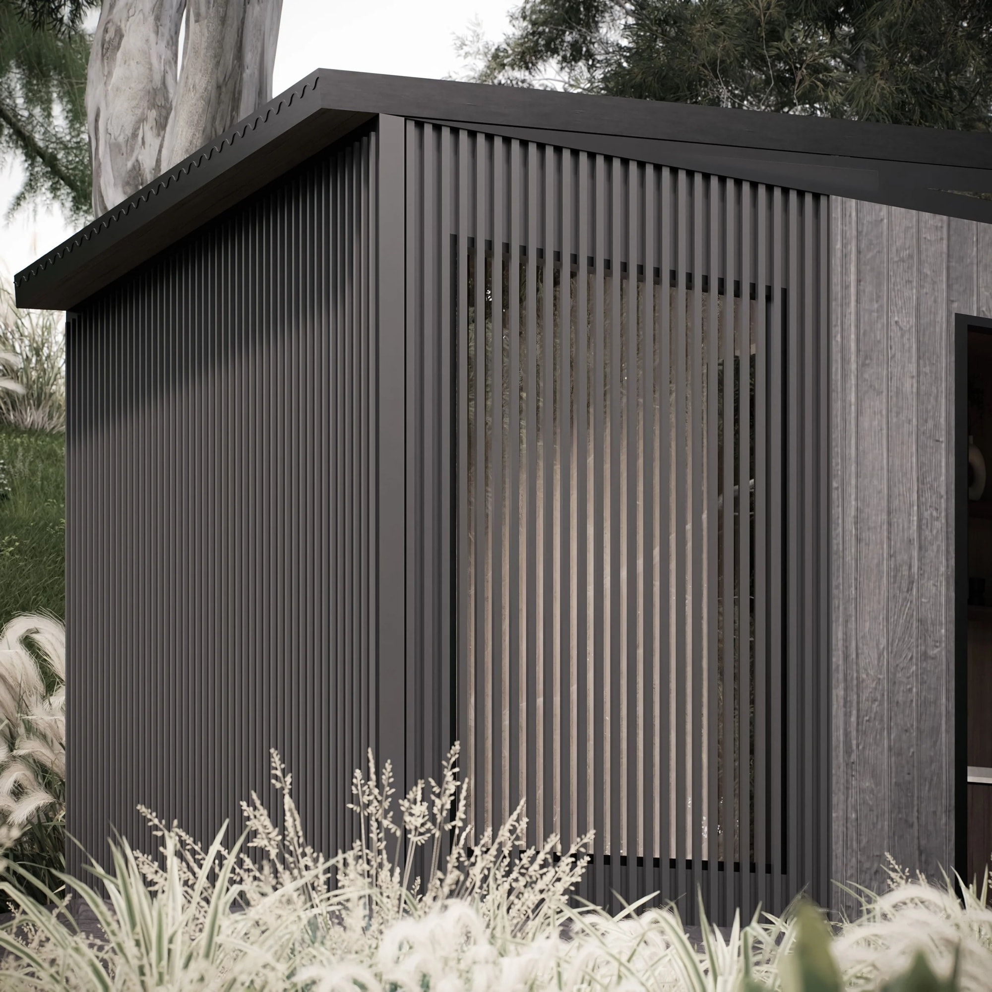 tiny house 18m2 design Otis Black Clay tiny house 18m2 design Otis Black Clay