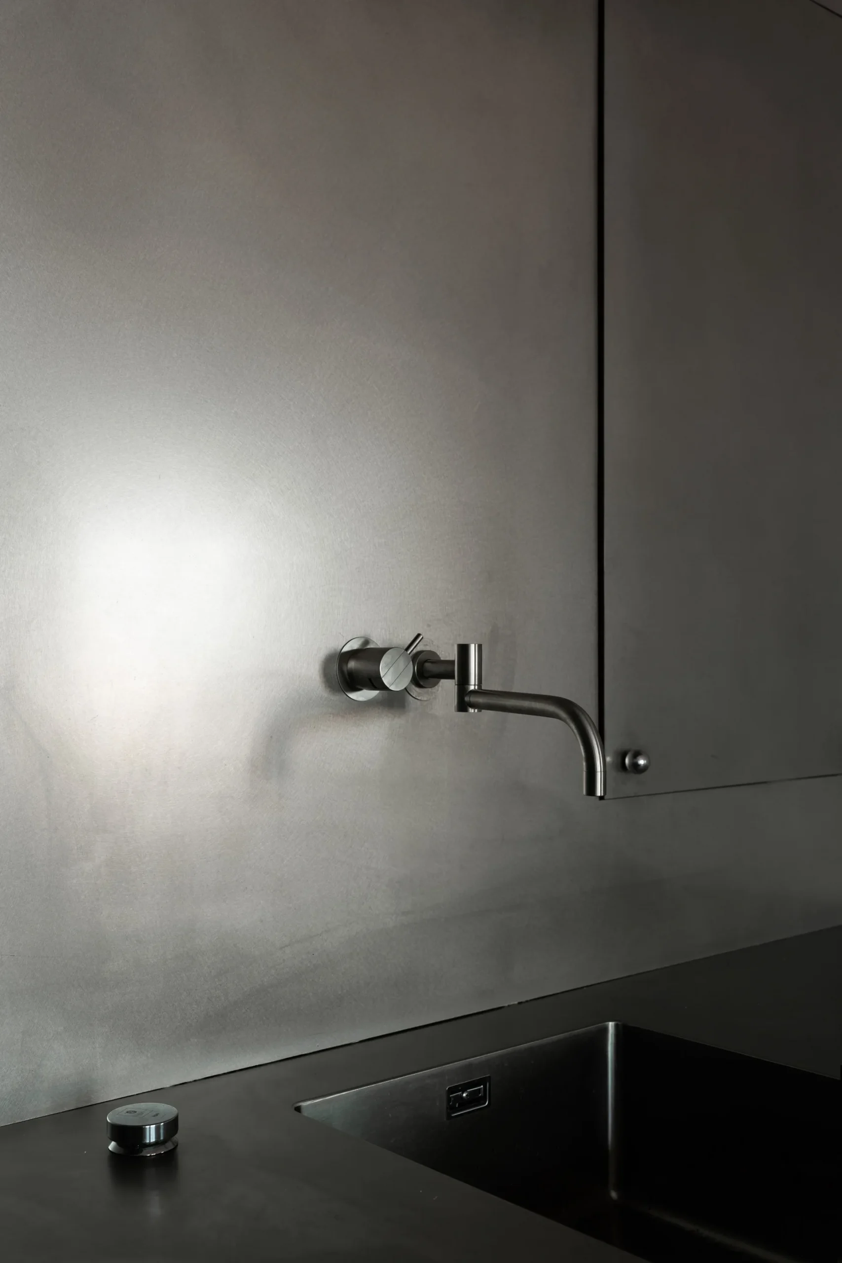 cuisine inox appartement en duplex de 118m2 décoration design