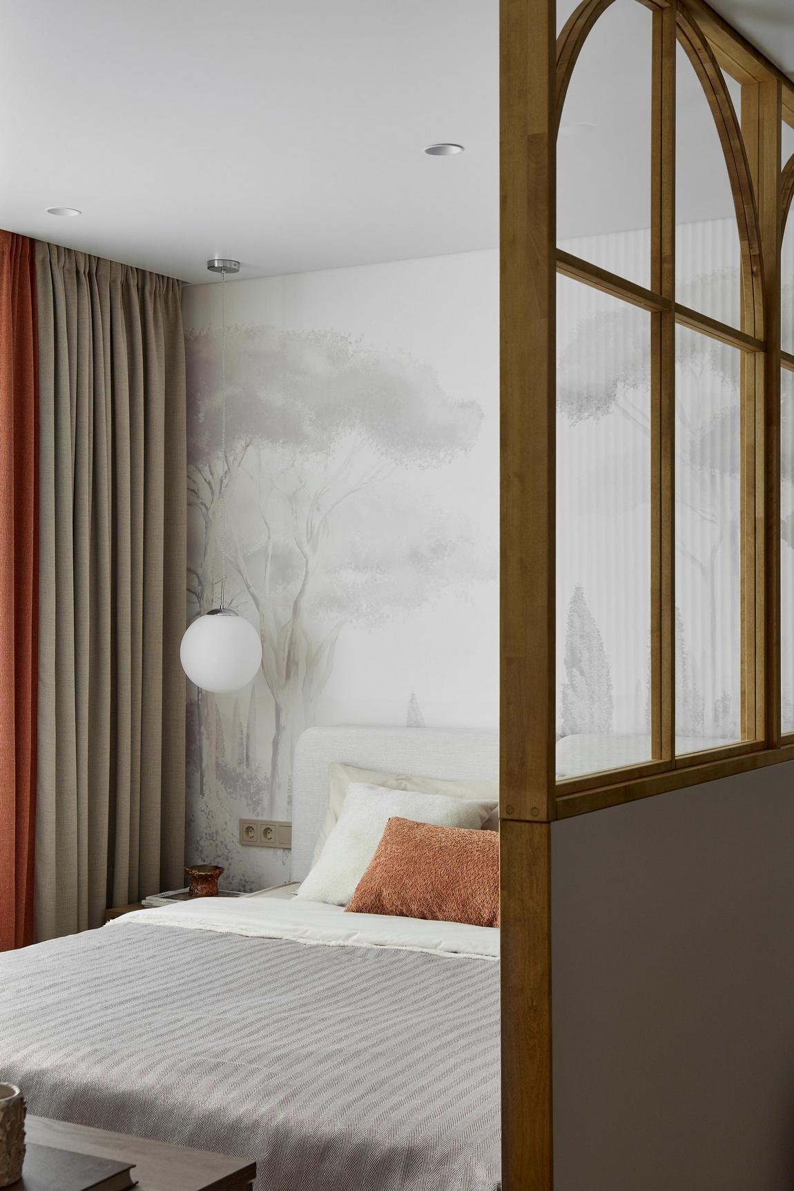 chambre studio 42m2 transformé en deux-pièces avec verrière bois chambre studio 42m2 transformé en deux-pièces avec verrière bois