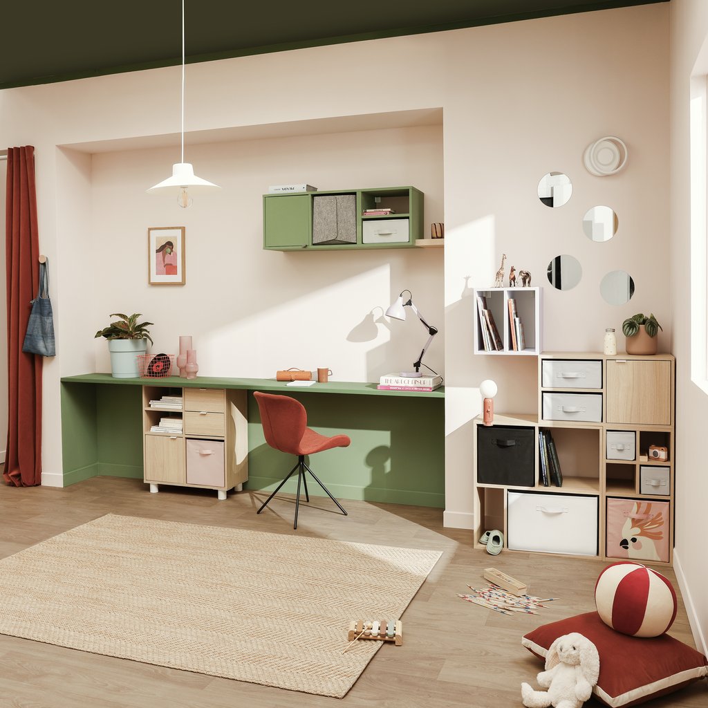 bureau Vert Bali 2 Leroy Merlin décoration verte