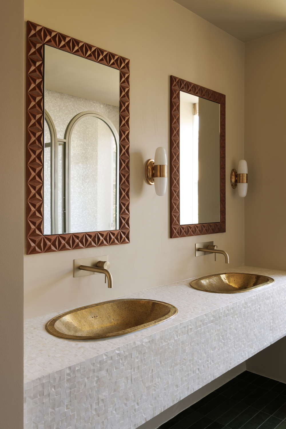 salle de bain décoration contemporaine appartement Pékin