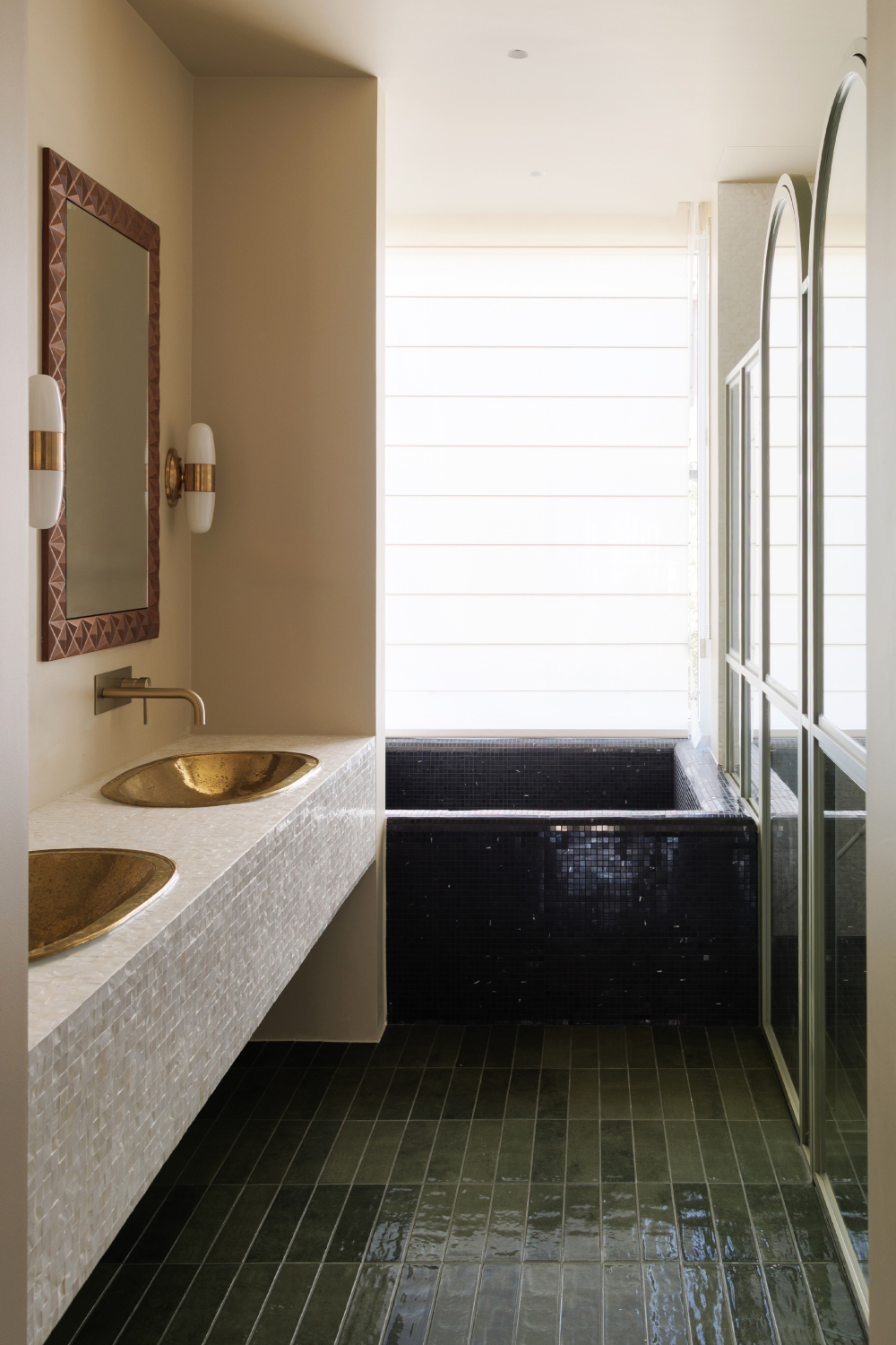 salle de bain décoration contemporaine appartement Pékin