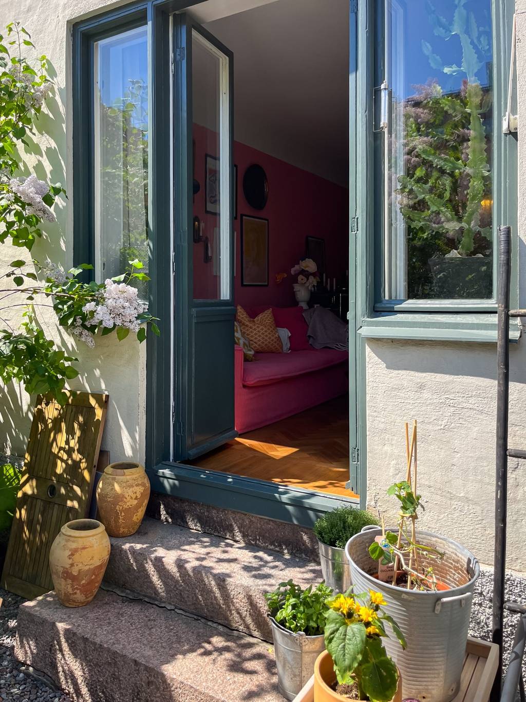 patio deux-pièces 46m2 rénové