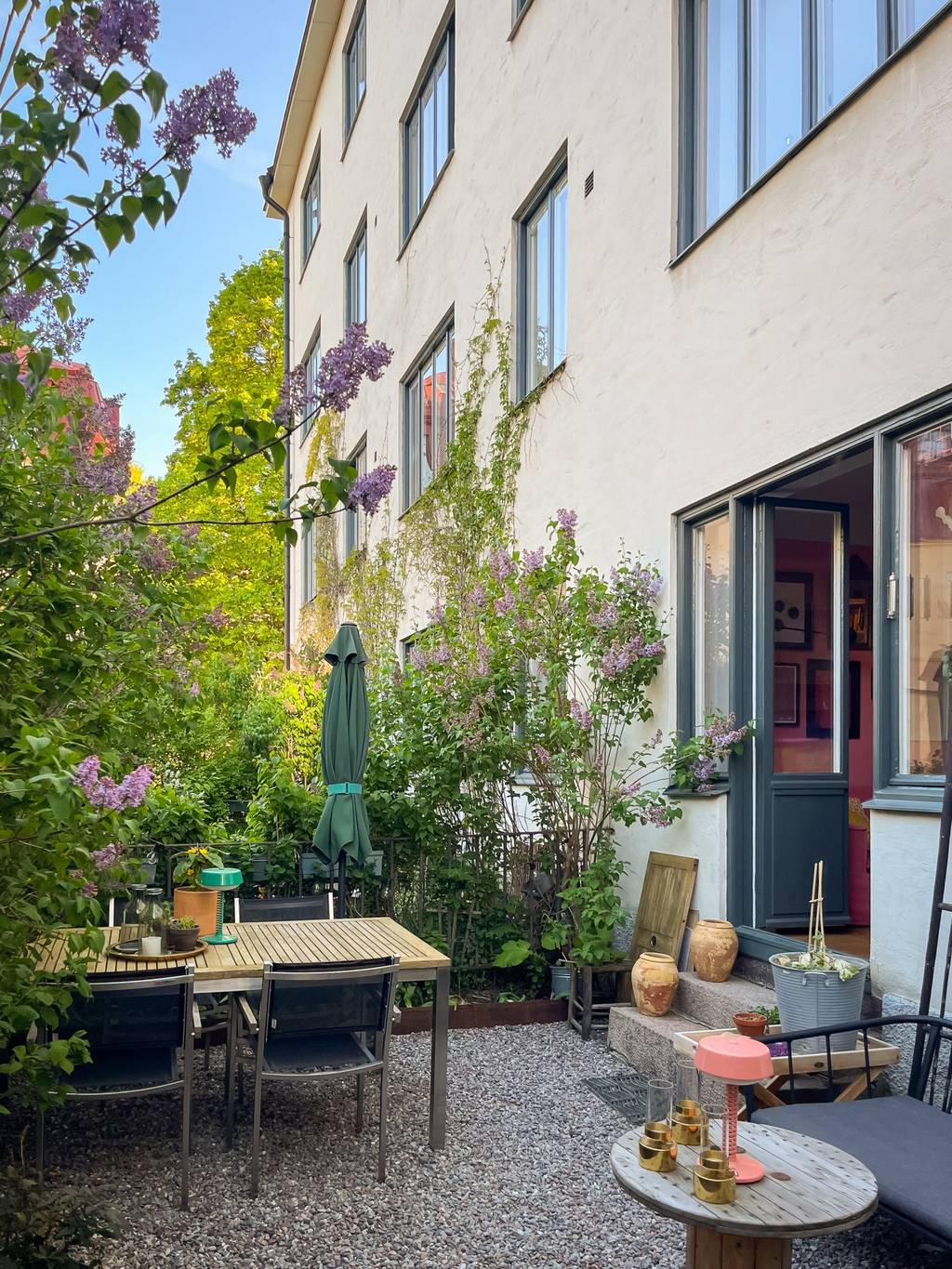 patio deux-pièces 46m2 rénové
