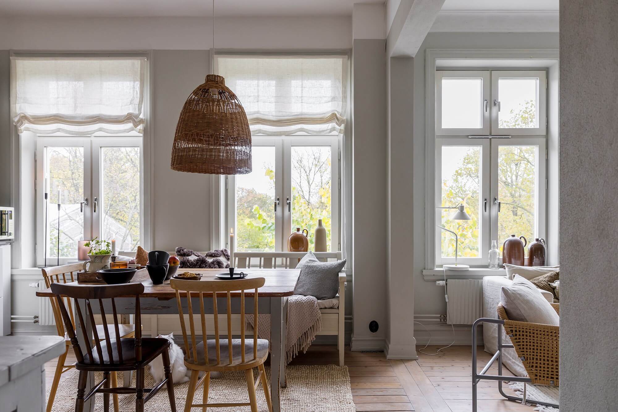 salle à manger et salon appartement ancien 62m2 avec moulures décoration scandinave salle à manger et salon appartement ancien 62m2 avec moulures décoration scandinave