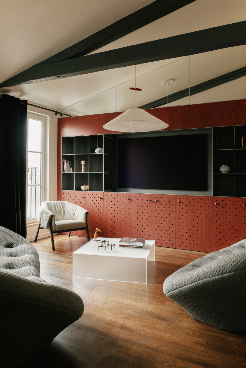 salon décoration contemporaine appartement Paris Photo : © Oracle Paris salon décoration contemporaine appartement Paris Photo : © Oracle Paris