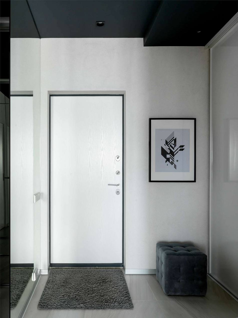 entrée deux-pièces 48m2 décoration design