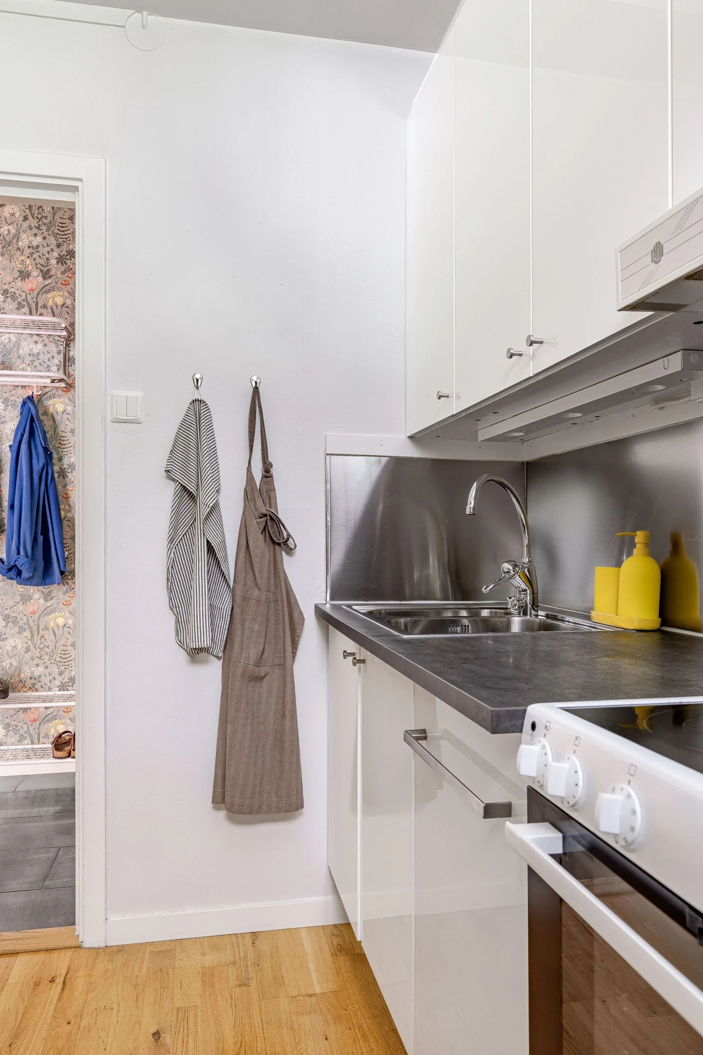 cuisine blanche design appartement 33m2 décoration scandinave cuisine blanche design appartement 33m2 décoration scandinave