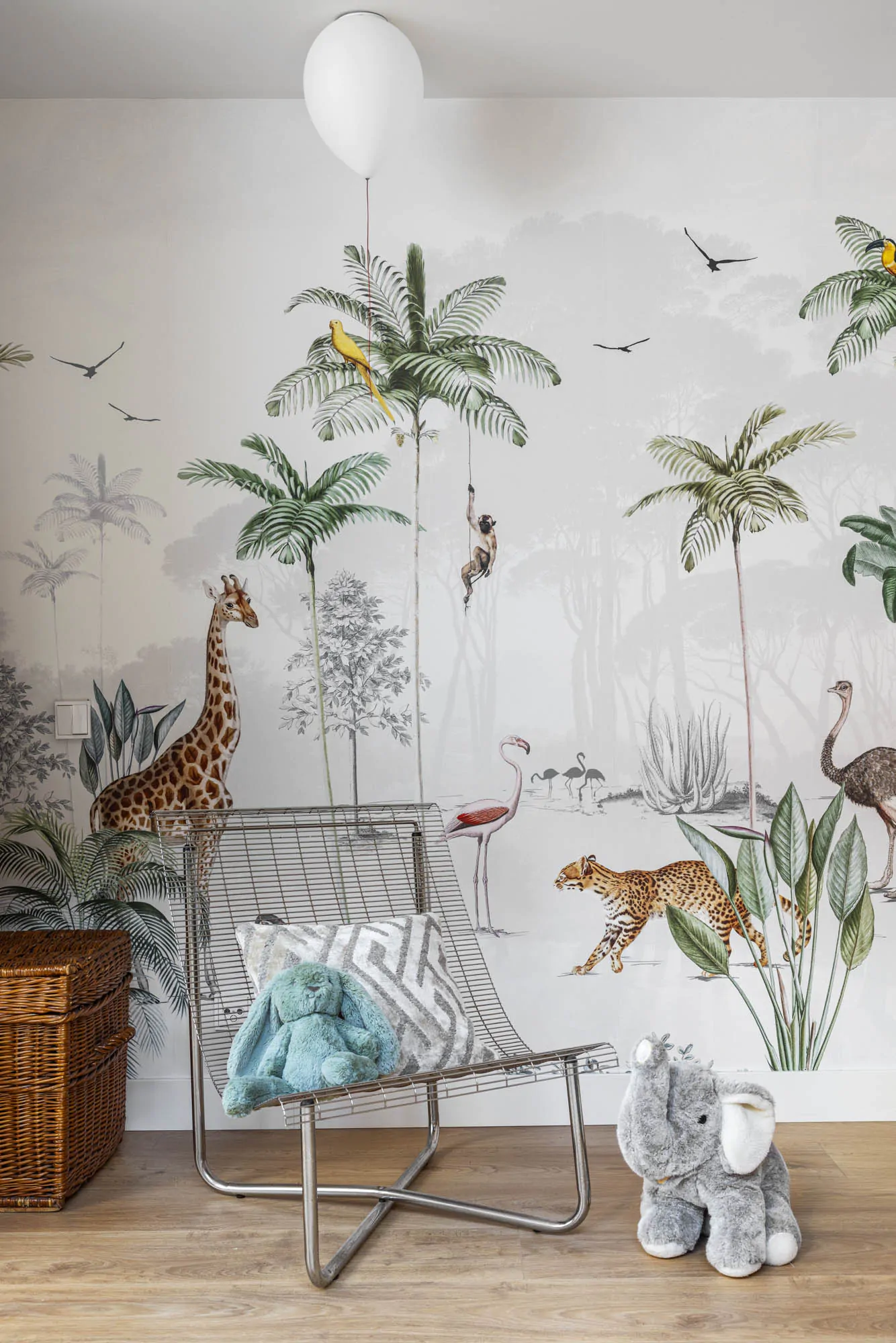 chambre enfant avec papier-peint panoramique jungle chambre enfant avec papier-peint panoramique jungle