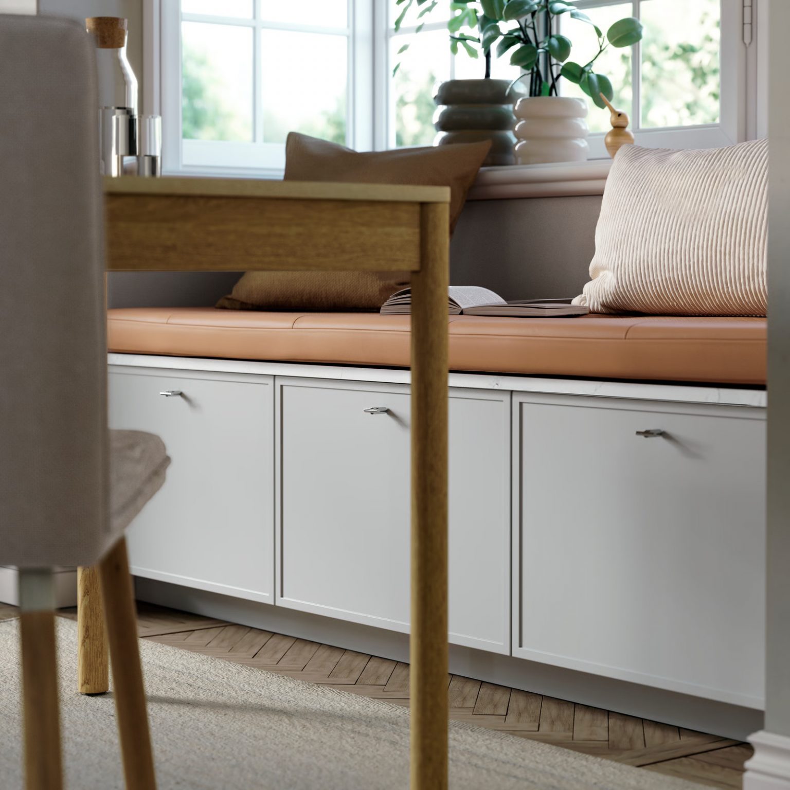banc avec rangements coussin cuir fauve banc avec rangements coussin cuir fauve