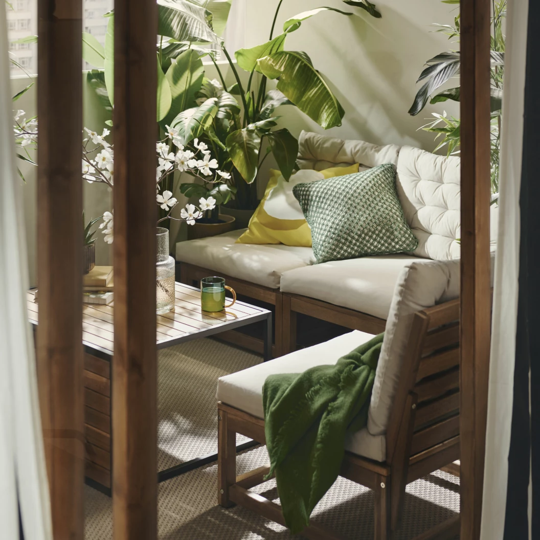 Balcon aménagé par IKEA Balcon aménagé par IKEA