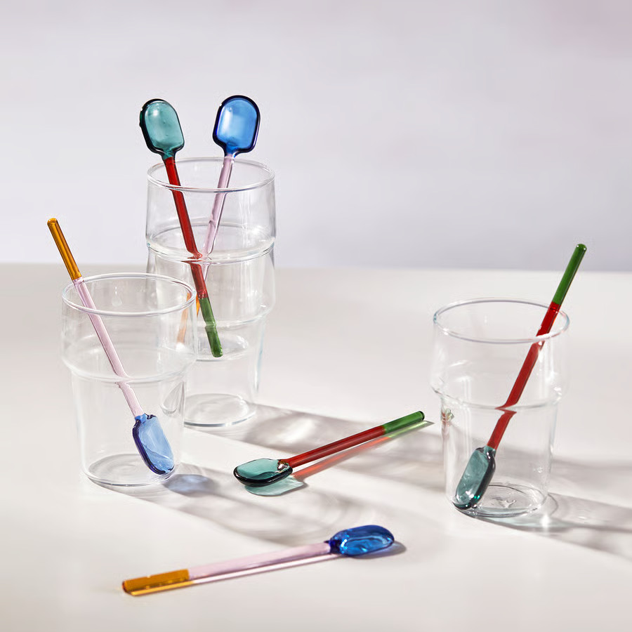 cuillère multicolore verre IKEA 2026