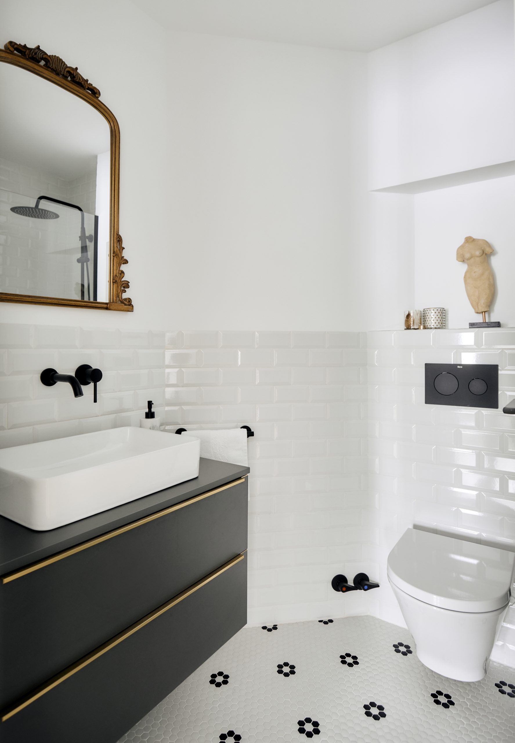 toilettes wc décoration contemporaine blanche et noire toilettes wc décoration contemporaine blanche et noire
