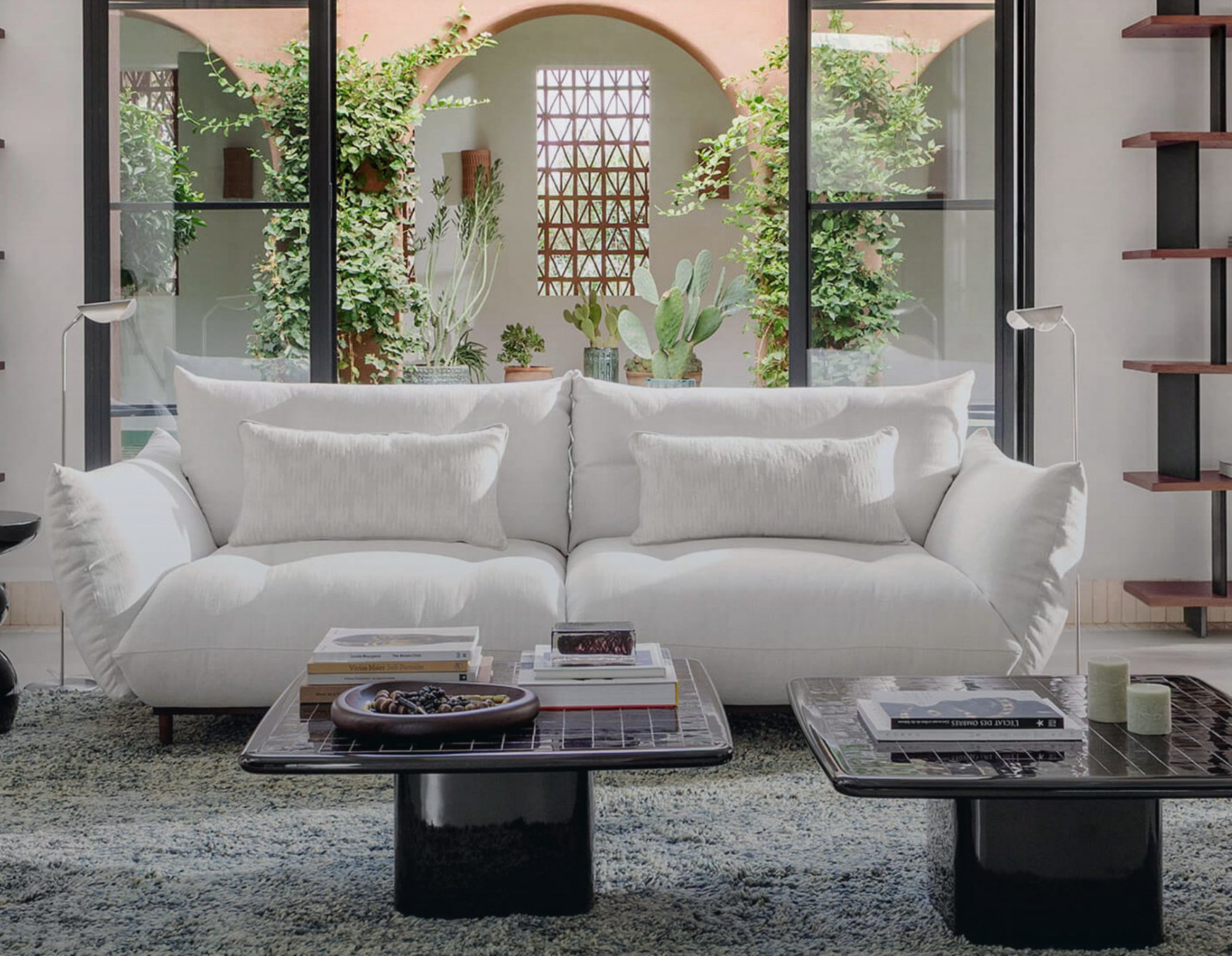 salon canapé blanc catalogue AM PM 2026 collection Patio Méditerranéen salon canapé blanc catalogue AM PM 2026 collection Patio Méditerranéen