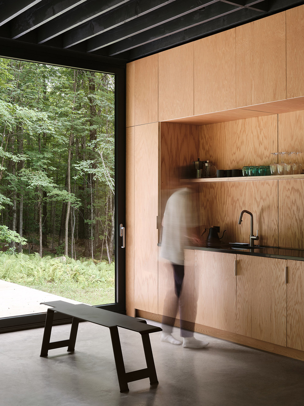 cuisine ouverte maison en bois contemporaine décoration design cuisine ouverte maison en bois contemporaine décoration design