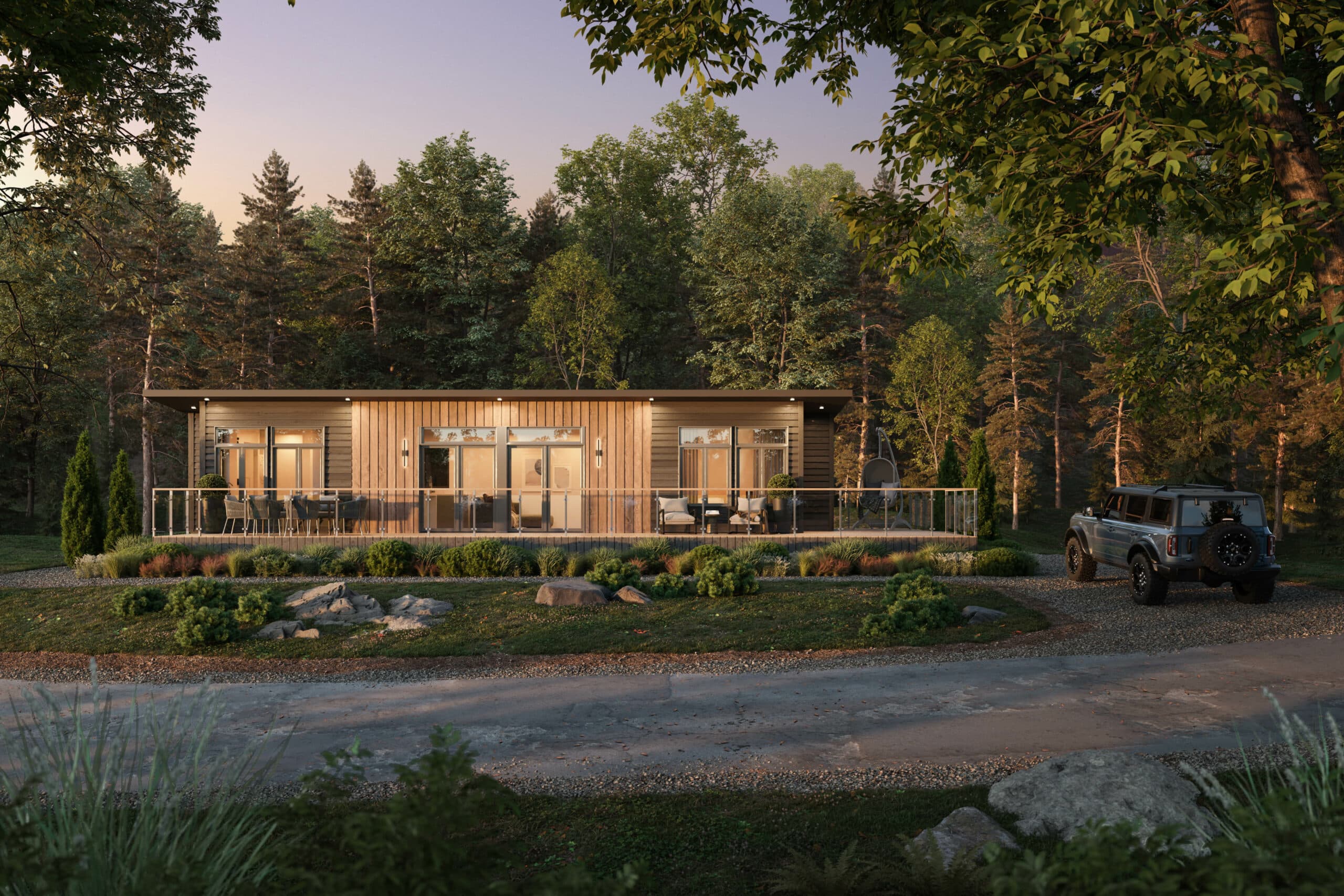 petite maison de 62m2 Sonoma par Zook Cabins