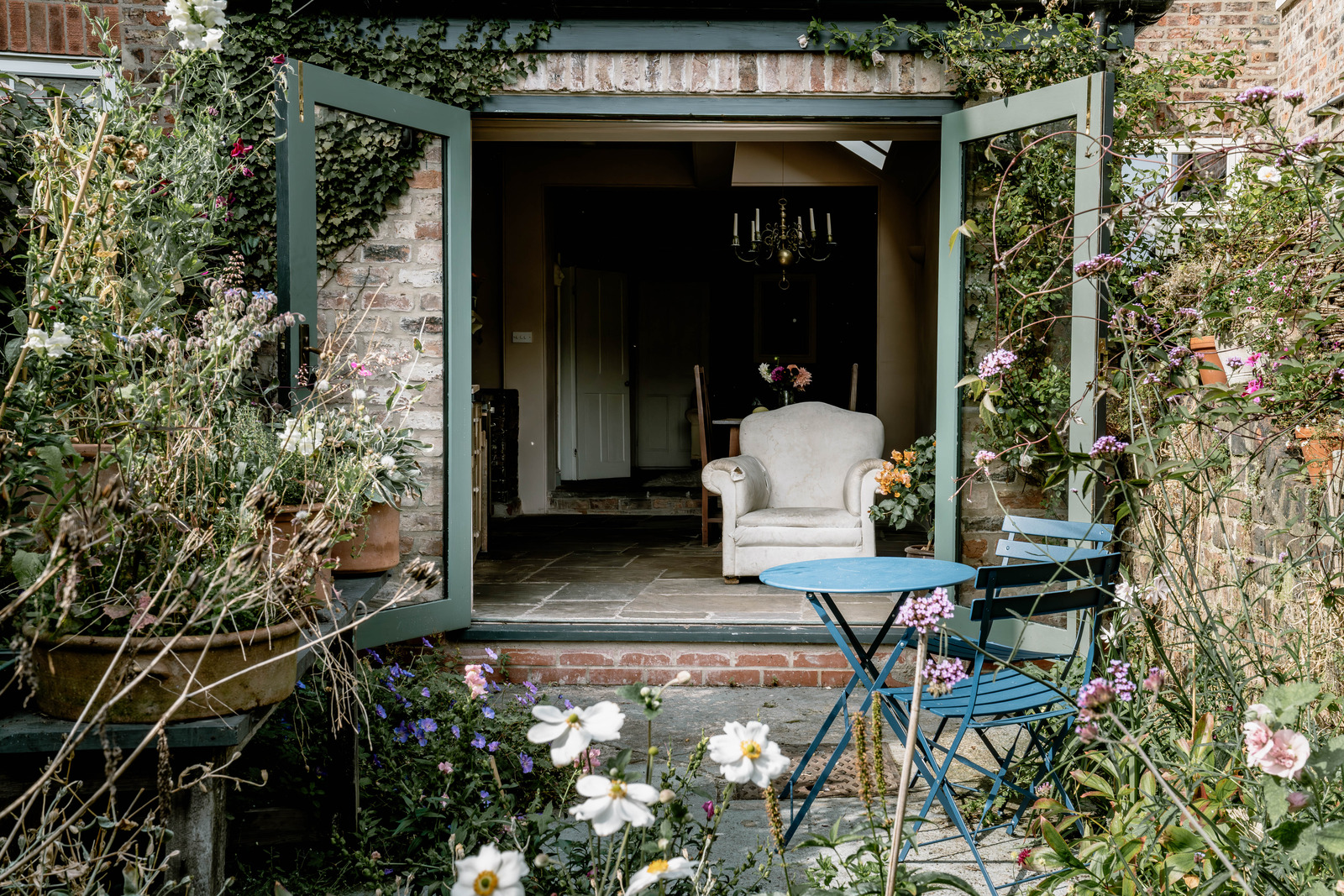 jardin de ville maison rénovée