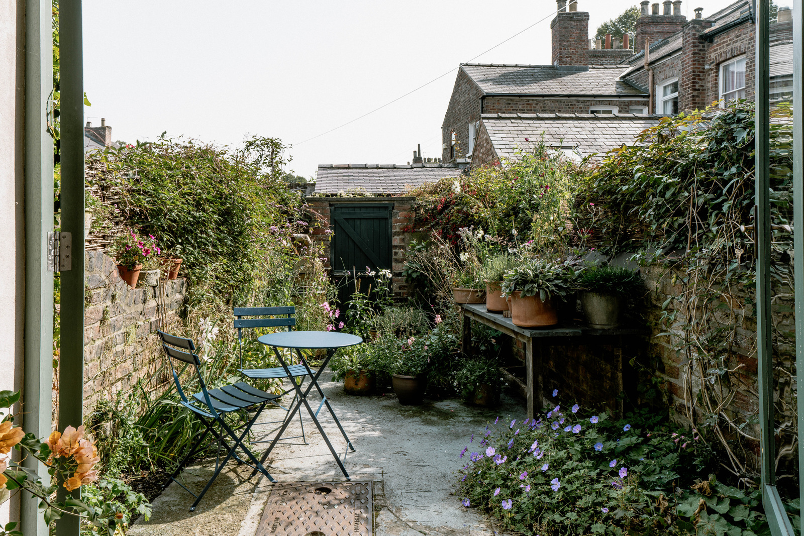 jardin de ville maison rénovée