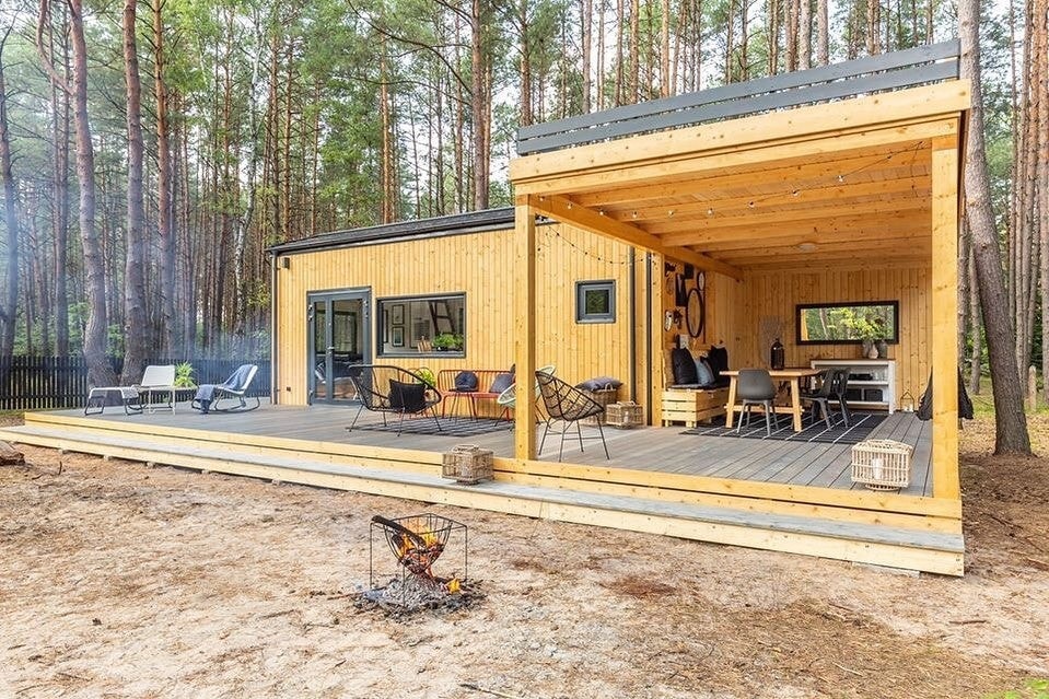 petite maison en bois de 20m2 Forest Tiny Smart House Polska petite maison en bois de 20m2 Forest Tiny Smart House Polska